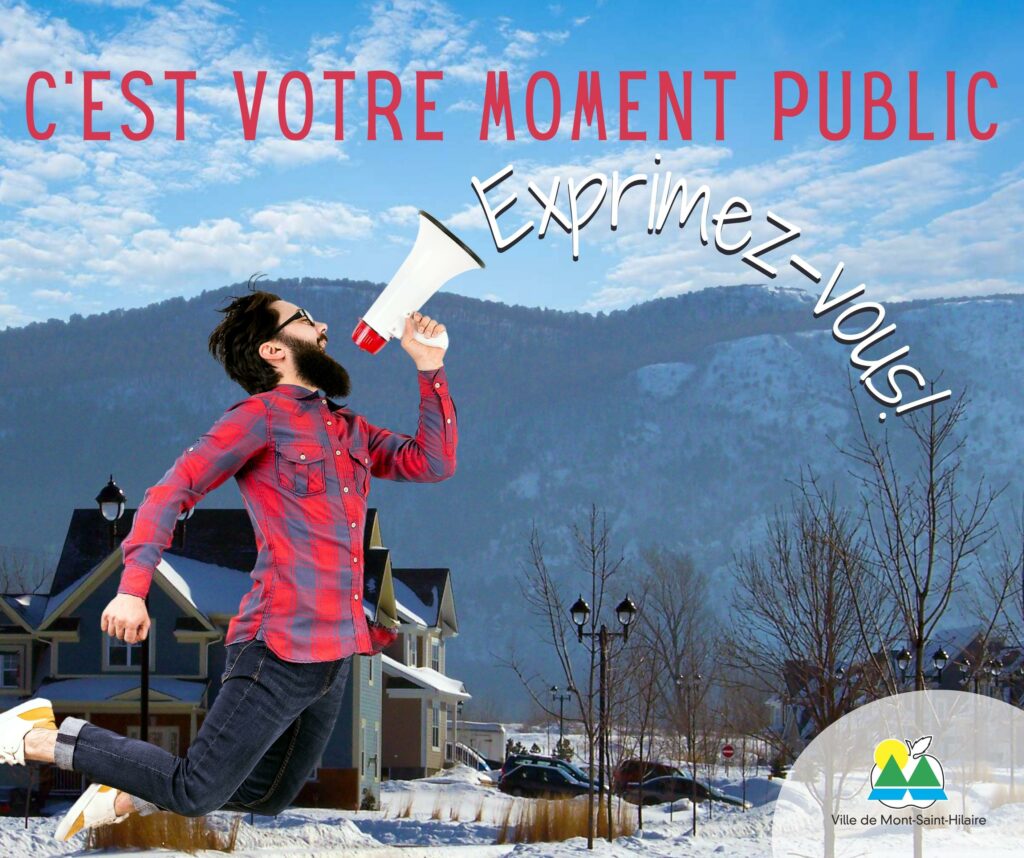 C’EST VOTRE MOMENT PUBLIC!  EXPRIMEZ-VOUS!